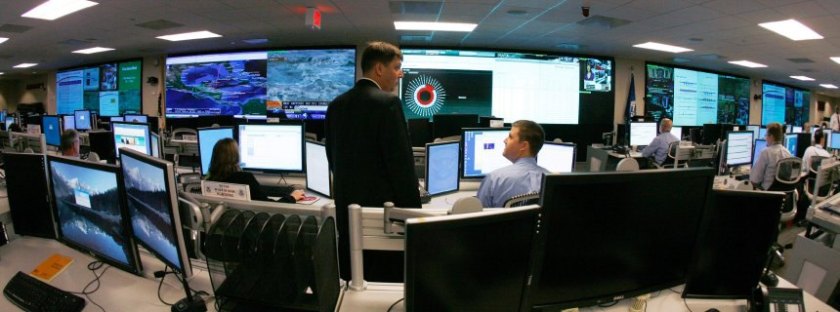 Analysts prepare for the Cyber Storm III at the National Cybersecurity &amp; Communications Integration Center (NCCIC) in Arlington Virginia