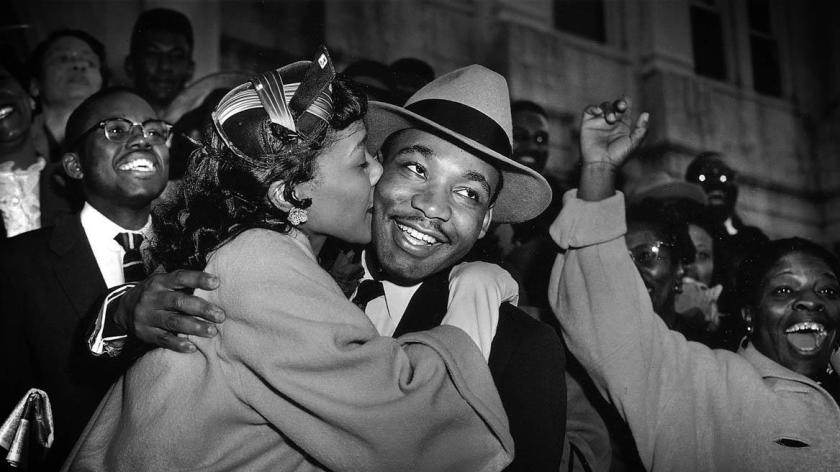 MLK and wife