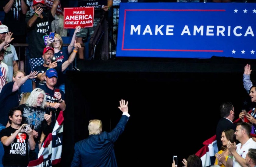 Trump takes America into a black hole.